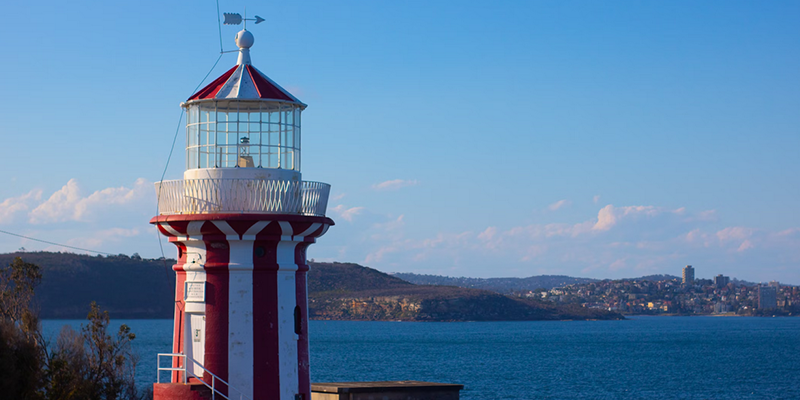 Lighthouses were a necessity to warn ships away from the steep Sydney cliffs