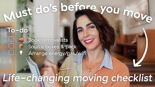 Moving house checklist & timeline | what to do before you move